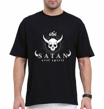 Load image into Gallery viewer, O-Parts Hunter 666 Satan Oversized T-Shirt for Men-Black-Ektarfa.online
