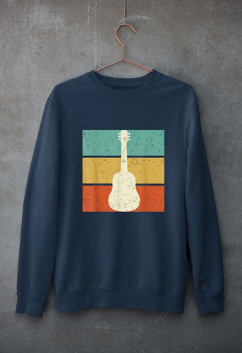 Guitar Unisex Sweatshirt for Men/Women-Navy Blue-Ektarfa.online