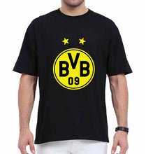 Load image into Gallery viewer, Borussia Dortmund Oversized T-Shirt for Men-Black-Ektarfa.online
