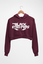 Load image into Gallery viewer, Black Eyed Peas Crop HOODIE FOR WOMEN-Maroon-Ektarfa.online
