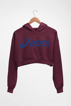 Load image into Gallery viewer, Asics Crop HOODIE FOR WOMEN-Maroon-Ektarfa.online
