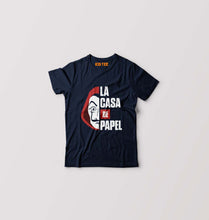 Load image into Gallery viewer, Money Heist Kids T-Shirt for Boy/Girl-Navy Blue-Ektarfa.online
