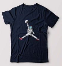 Load image into Gallery viewer, Jorden Space Dunk T-Shirt for Men-Navy Blue-Ektarfa.online
