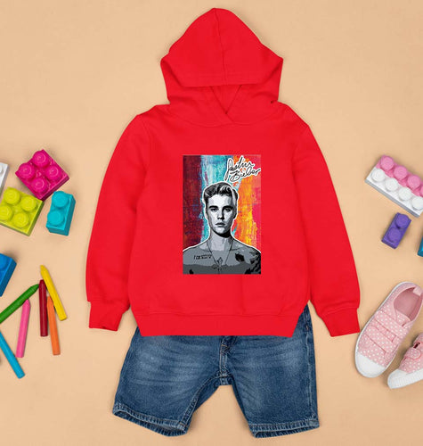 Justin Bieber Kids Hoodie for Boy/Girl-RED-Ektarfa.online