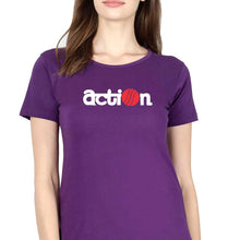 Load image into Gallery viewer, Action T-Shirt for Women-Purple-Ektarfa.online
