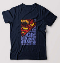 Load image into Gallery viewer, Superman Superhero T-Shirt for Men-Navy Blue-Ektarfa.online
