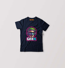Load image into Gallery viewer, Geek Kids T-Shirt for Boy/Girl-Navy Blue-Ektarfa.online
