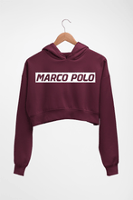 Load image into Gallery viewer, Marco Polo Crop HOODIE FOR WOMEN-Maroon-Ektarfa.online
