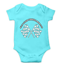 Load image into Gallery viewer, Formula 1(F1) Kids Romper For Baby Boy/Girl-0-5 Months(18 Inches)-Sky Blue-Ektarfa.online
