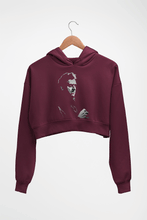 Load image into Gallery viewer, Ronnie O&#39;Sullivan Snooker Crop HOODIE FOR WOMEN-Maroon-Ektarfa.online
