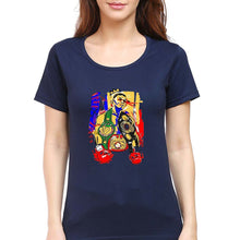 Load image into Gallery viewer, Mike Tyson T-Shirt for Women-Navy Blue-Ektarfa.online
