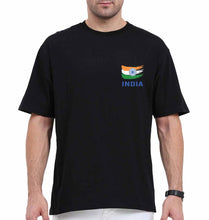 Load image into Gallery viewer, India Oversized T-Shirt for Men-Black-Ektarfa.online
