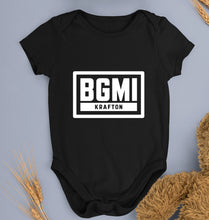 Load image into Gallery viewer, Battlegrounds Mobile India (BGMI) Kids Romper For Baby Boy/Girl-0-5 Months(18 Inches)-Black-Ektarfa.online
