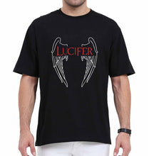Load image into Gallery viewer, Lucifer Oversized T-Shirt for Men-Black-Ektarfa.online
