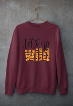Load image into Gallery viewer, Lets Go Wild Unisex Sweatshirt for Men/Women-maroon-Ektarfa.online
