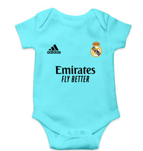 Load image into Gallery viewer, Real Madrid 2021-22 Kids Romper For Baby Boy/Girl-0-5 Months(18 Inches)-Sky Blue-Ektarfa.online
