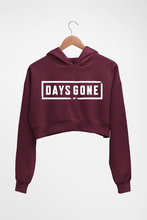 Load image into Gallery viewer, Days Gone Crop HOODIE FOR WOMEN-Maroon-Ektarfa.online
