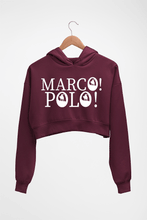 Load image into Gallery viewer, Marco Polo Crop HOODIE FOR WOMEN-Maroon-Ektarfa.online
