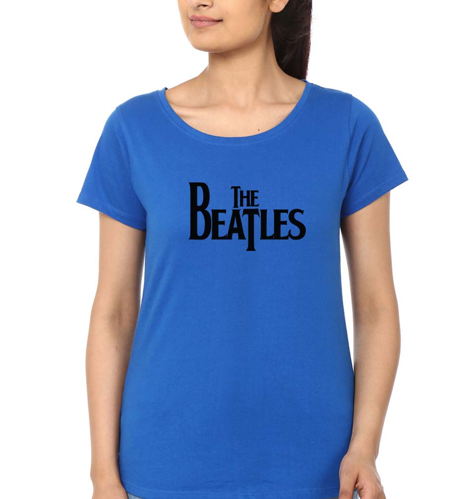 Beatles T-Shirt for Women-Royal Blue-Ektarfa.online