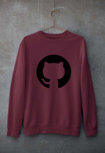 Load image into Gallery viewer, GitHub Unisex Sweatshirt for Men/Women-Maroon-Ektarfa.online
