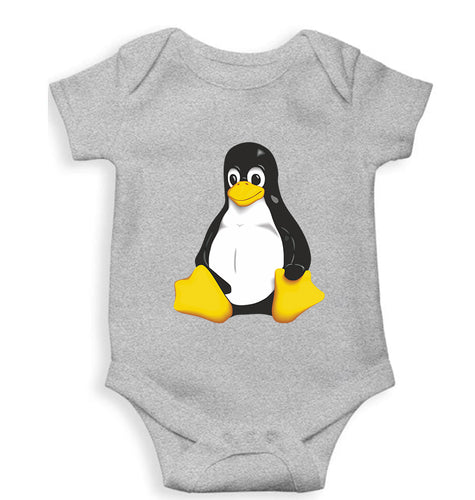Linux Kids Romper For Baby Boy/Girl-Grey-Ektarfa.online