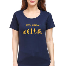 Load image into Gallery viewer, Cycling T-Shirt for Women-Navy Blue-Ektarfa.online
