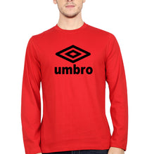 Load image into Gallery viewer, Umbro Full Sleeves T-Shirt for Men-Red-Ektarfa.online
