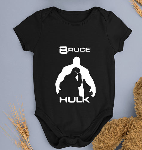 Hulk Superhero Kids Romper For Baby Boy/Girl-0-5 Months(18 Inches)-Black-Ektarfa.online