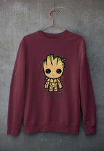 Load image into Gallery viewer, Groot Unisex Sweatshirt for Men/Women-Maroon-Ektarfa.online
