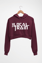 Load image into Gallery viewer, The Local Train Crop HOODIE FOR WOMEN-Maroon-Ektarfa.online
