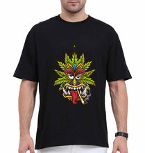 Load image into Gallery viewer, Tiki Joint Oversized T-Shirt for Men-Black-Ektarfa.online
