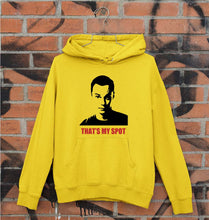 Load image into Gallery viewer, Sheldon Cooper That&#39;s My Spot Unisex Hoodie for Men/Women-Mustard Yellow-Ektarfa.online

