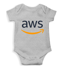 Load image into Gallery viewer, Amazon AWS Kids Romper For Baby Boy/Girl-0-5 Months(18 Inches)-Grey-Ektarfa.online
