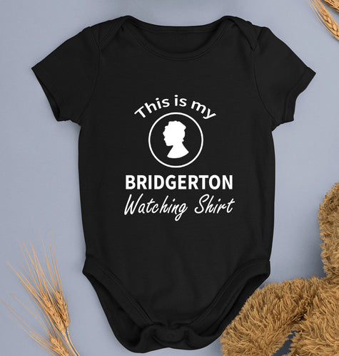Bridgerton Kids Romper For Baby Boy/Girl-Black-Ektarfa.online