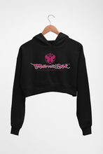 Load image into Gallery viewer, Tomorrowland Crop HOODIE FOR WOMEN-Black-Ektarfa.online
