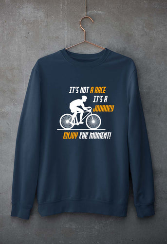 Cycling Unisex Sweatshirt for Men/Women-Navy Blue-Ektarfa.online