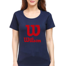 Load image into Gallery viewer, Wilson T-Shirt for Women-Navy Blue-Ektarfa.online

