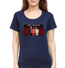 Load image into Gallery viewer, Red Notice T-Shirt for Women-Navy Blue-Ektarfa.online

