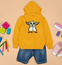 Load image into Gallery viewer, Yoda Star Wars Kids Hoodie for Boy/Girl-Mustard Yellow-Ektarfa.online
