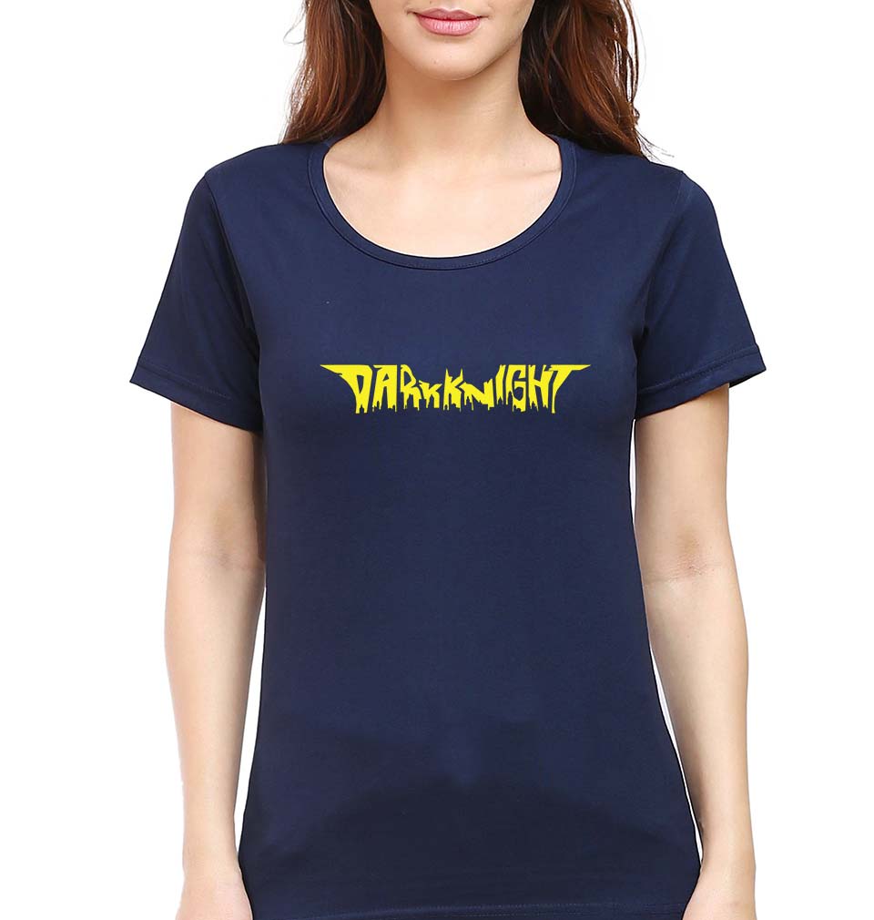 Barman Dark Kinght T-Shirt for Women-Navy Blue-Ektarfa.online