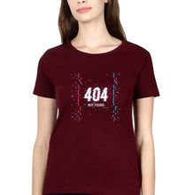 Load image into Gallery viewer, 404 T-Shirt for Women-Maroon-Ektarfa.online
