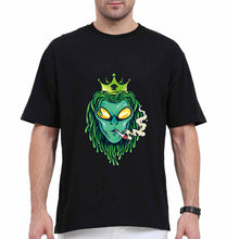 Load image into Gallery viewer, Weed Monster Oversized T-Shirt for Men-Black-Ektarfa.online

