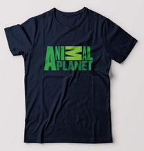 Load image into Gallery viewer, Animal Planet T-Shirt for Men-Navy Blue-Ektarfa.online
