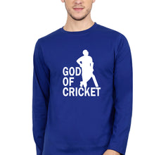 Load image into Gallery viewer, Sachin Tendulkar God Full Sleeves T-Shirt for Men-Royal blue-Ektarfa.online
