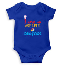 Load image into Gallery viewer, I Have No Selfie Control Kids Romper Kids Romper For Baby Boy/Girl-0-5 Months(18 Inches)-Royal Blue-Ektarfa.online
