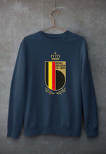 Load image into Gallery viewer, Belgium Football Unisex Sweatshirt for Men/Women-Navy Blue-Ektarfa.online
