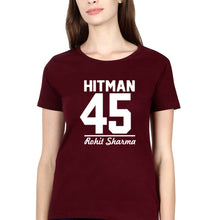 Load image into Gallery viewer, Rohit Sharma T-Shirt for Women-Maroon-Ektarfa.online
