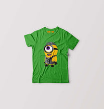Load image into Gallery viewer, Minion Funkey Kids T-Shirt for Boy/Girl-Flag Green-Ektarfa.online
