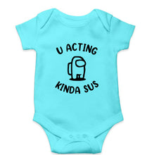 Load image into Gallery viewer, Among Us Kids Romper For Baby Boy/Girl-0-5 Months(18 Inches)-Sky Blue-Ektarfa.online
