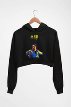 Load image into Gallery viewer, A. R. Rahman Crop HOODIE FOR WOMEN-Black-Ektarfa.online
